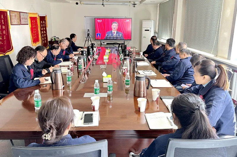 甘肃pg电子组织收看党的二十大开幕会盛况 - pg电子 